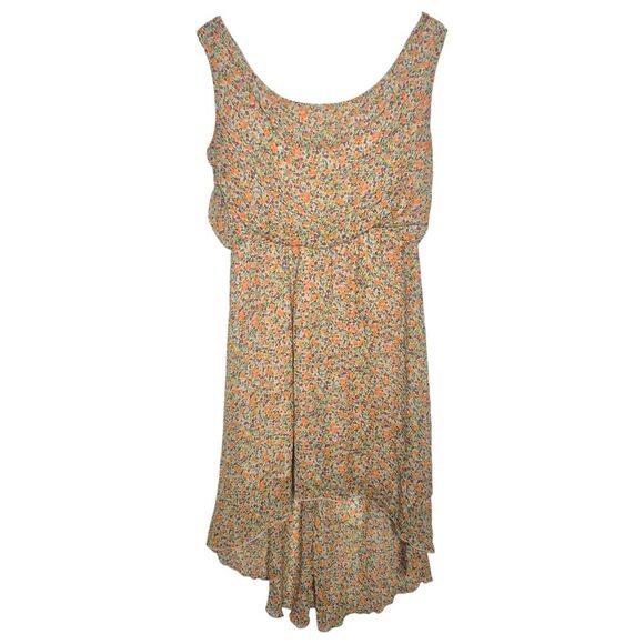 Sweet Storm Floral High Low Dress - Multicolor Y2K 70s Boho Size Medium - Picture 1 of 5